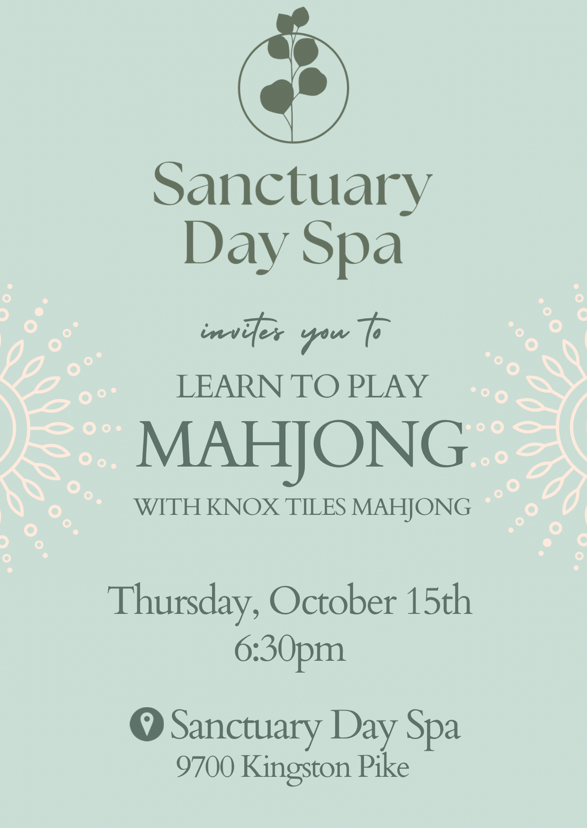 101 Beginner Class at Sanctuary Day Spa